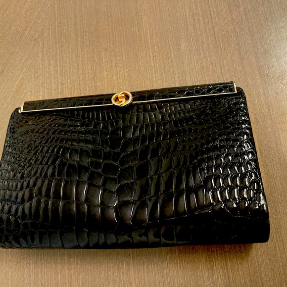 Gucci clutch in black